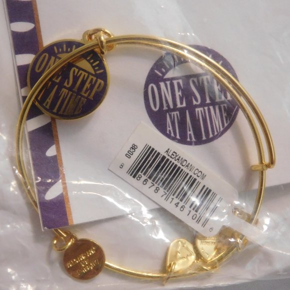 Alex and Ani One Step At A Time Bracelet NEW - Picture 2 of 4